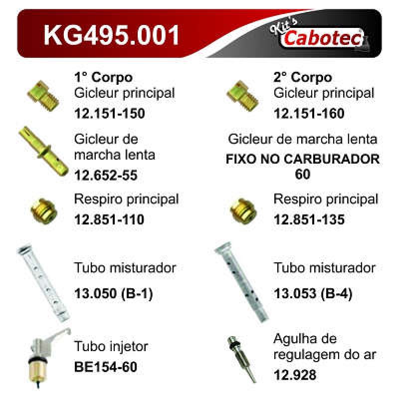 KIT CALIB CARB KG495001