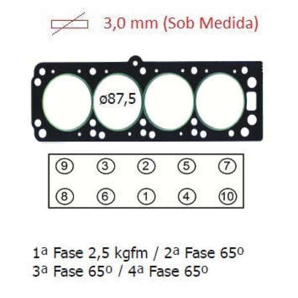 JUNTA CABECOTE (GJ096C-3mm)