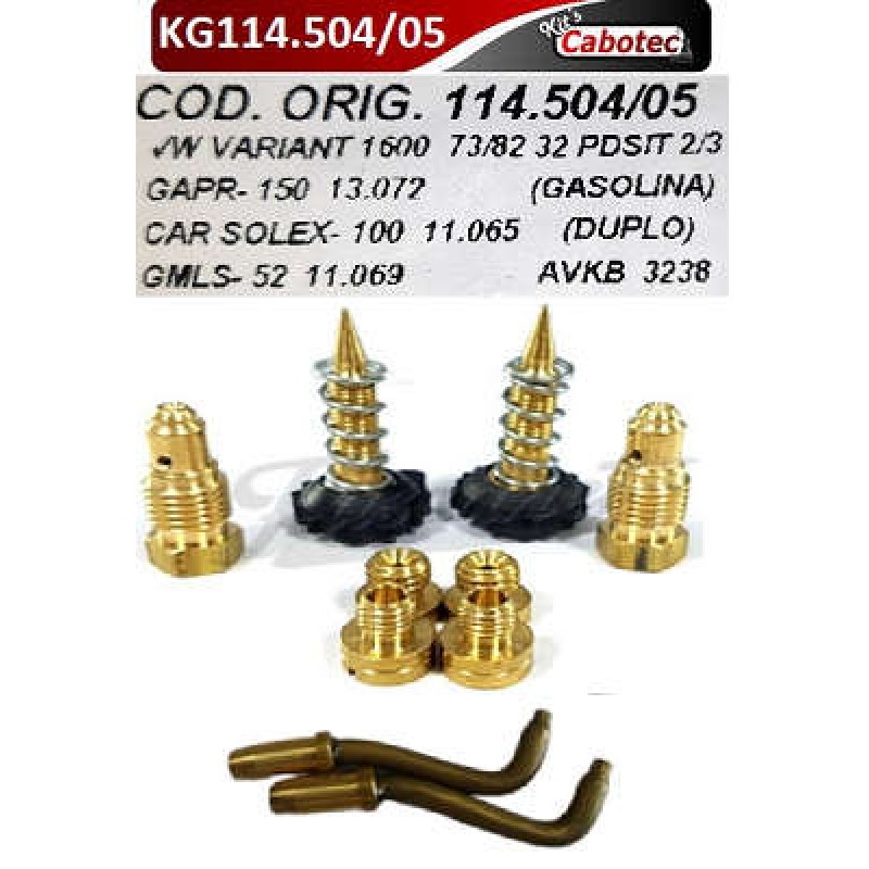 KIT CALIB CARB KG114504/05